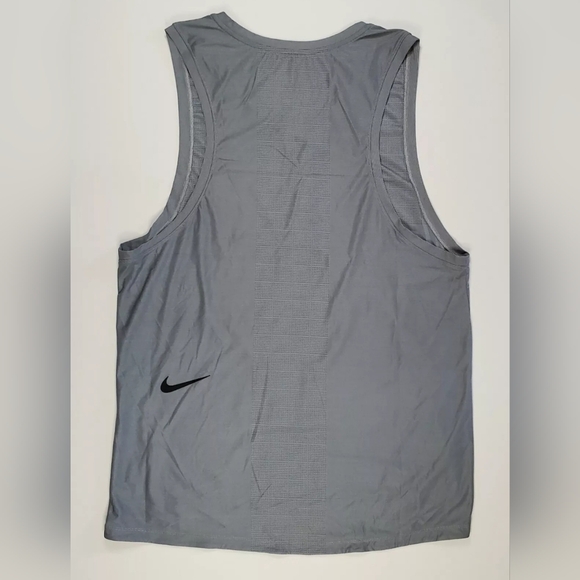 Nike Tech Pack Mens Size L Running Jogging Tank Top Grey Platinum AR0198-043 - Picture 6 of 12